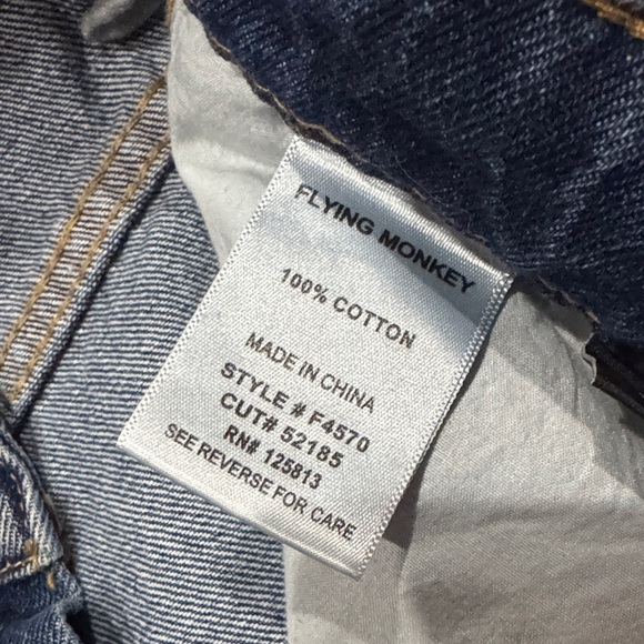 Distressed Blue Jeans - Picture 4 of 4